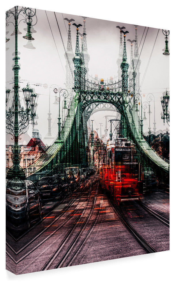 Carmine Chiriaco 'On The Tram' Canvas Art, 24"x18"