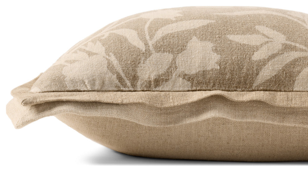 Loloi PLL0205 Natural 18'' x 18'' Cover Only