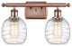 Innovations 516-2W-AC-G1013 2-Light Bath Vanity Light, Antique Copper
