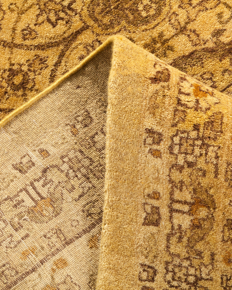 Reese, One-of-a-Kind Hand-Knotted Area Rug Yellow, 8'1"x10'1"