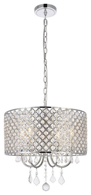 Living District LD711D17C Elise 17" Pendant, Chrome
