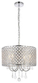 Living District LD711D17C Elise 17" Pendant, Chrome