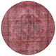 Ahgly Company Indoor Round Mid-Century Modern Area Rugs, 7' Round