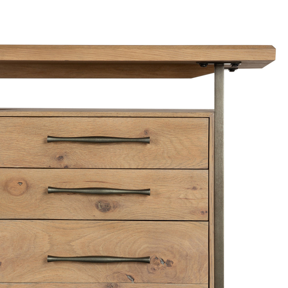 Lauren Desk-Natural Oak Solid
