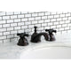 Kingston Brass Widespread Bathroom Faucet With Brass Pop-Up, Oil Rubbed Bronze
