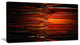 Colorful Abstract Glass Design, Abstract Canvas Art Print, 32"x16"