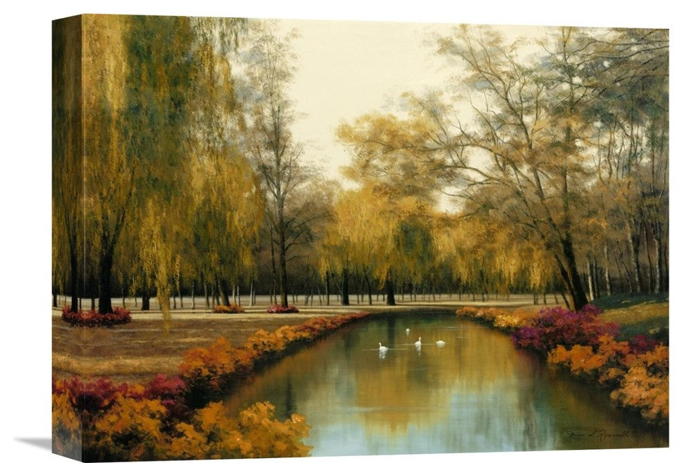 "Weeping Willow" Stretched Canvas Giclee by Diane Romanello, 16"x12"
