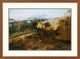 "The Elk" Framed Digital Print by Charles M. Russell, 39x29"