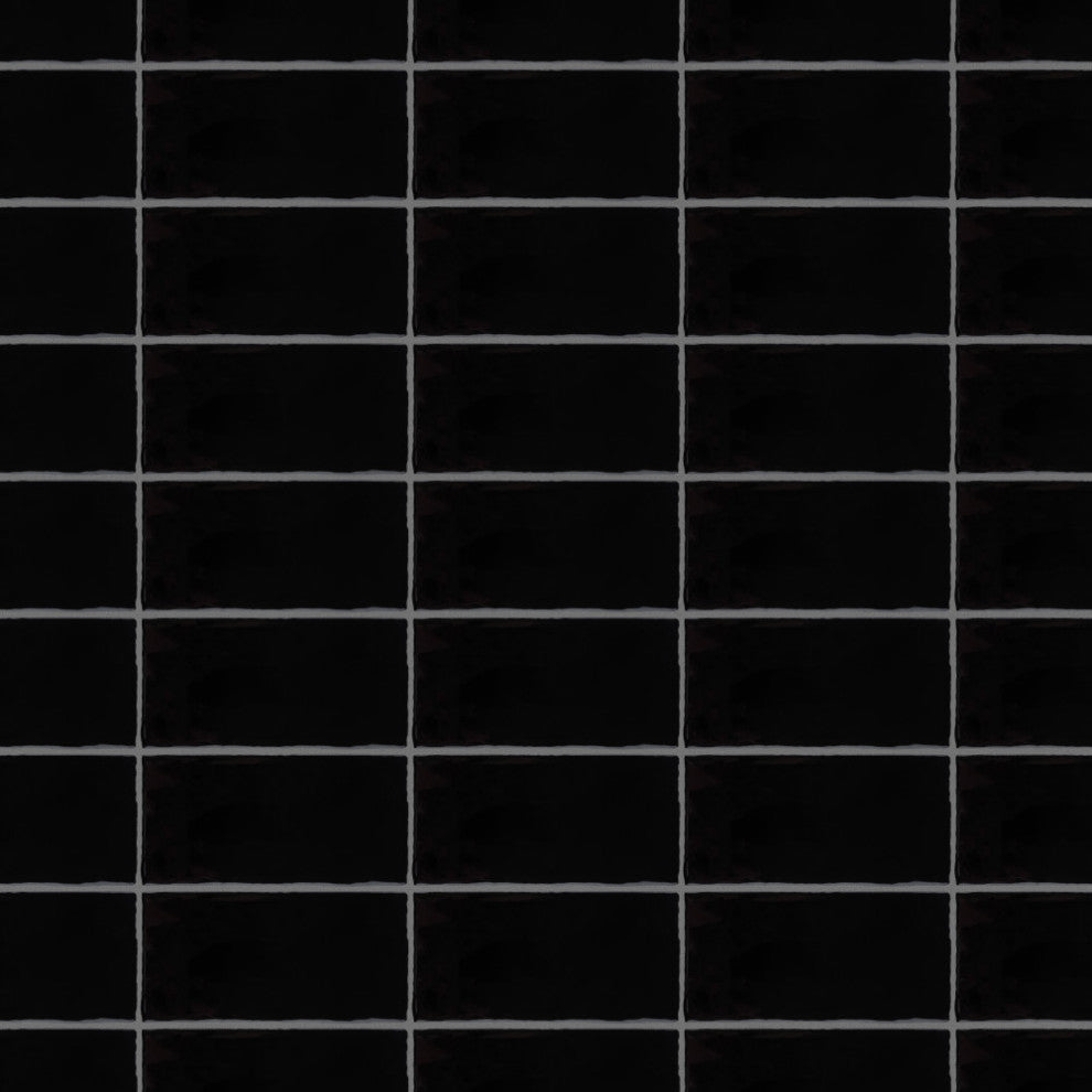 Castillo Black Ceramic Wall Tile