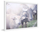 Marmont Hill, "Curious Bovines" Framed Painting Print, 24x16