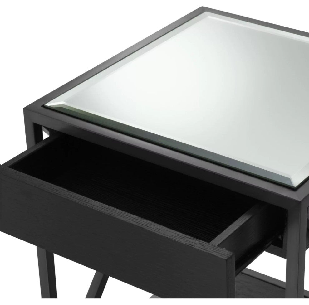 Bronze Bedside Table, Eichholtz Beverly Hills