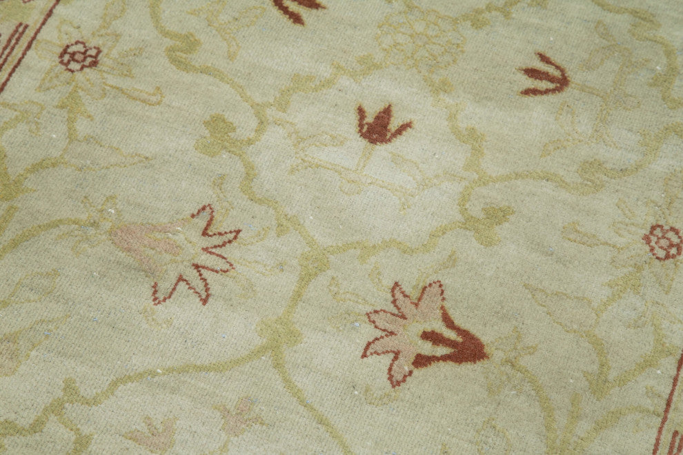 Rug N Carpet - Hand-Knotted Oriental 2' 7" x 10' 9" Runner Oushak Area Rug