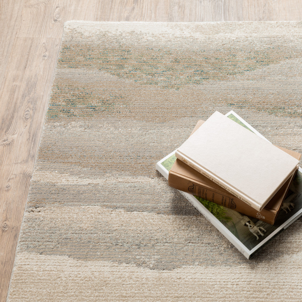 Elements Desert Dunes Beige/ Tan Area Rug, 2'3"x8'