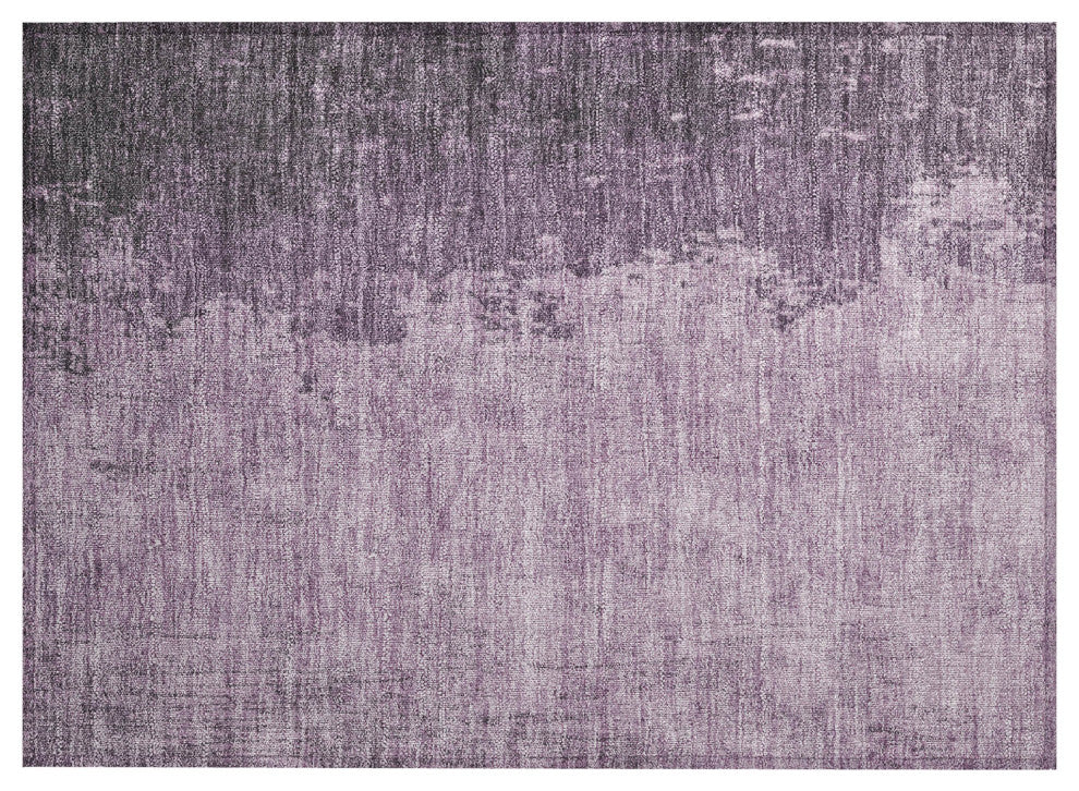 Machine Washable Indoor/Outdoor Chantille ACN1912 Violet 1'8" x 2'6" Rug