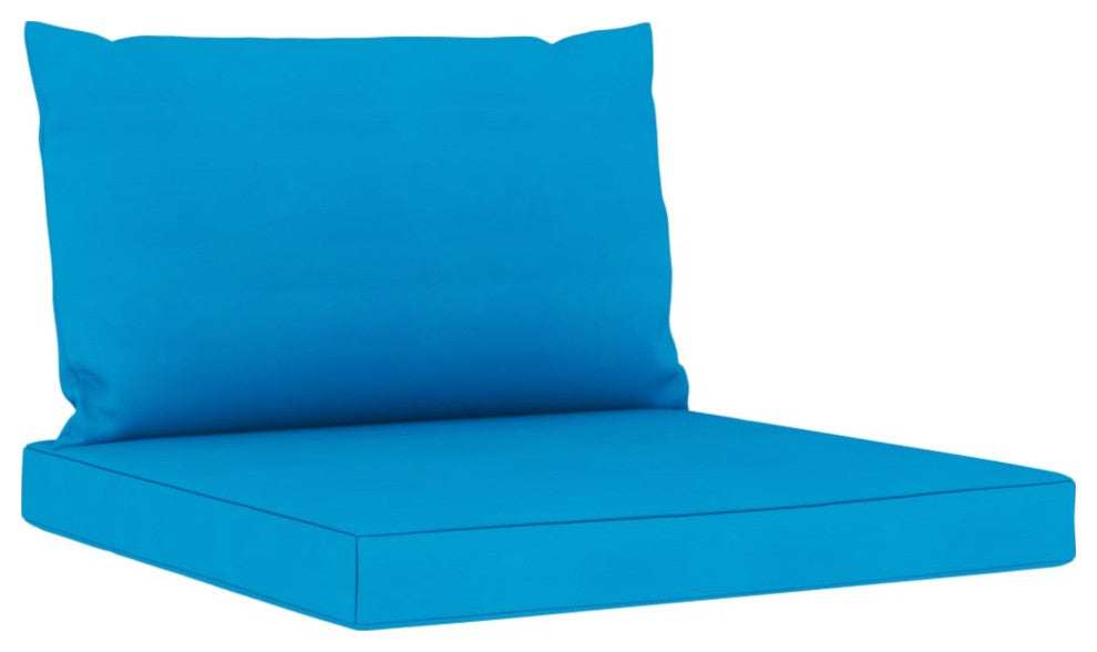 Vidaxl Pallet Sofa Cushions 2-Pieces Light Blue Fabric