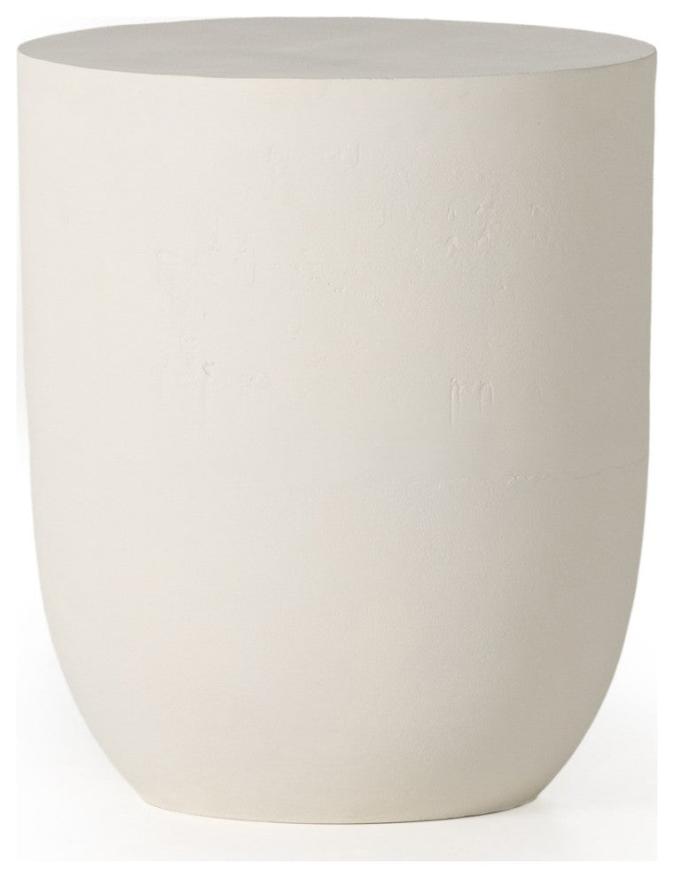 Basil Outdoor Drink Table-Matte White
