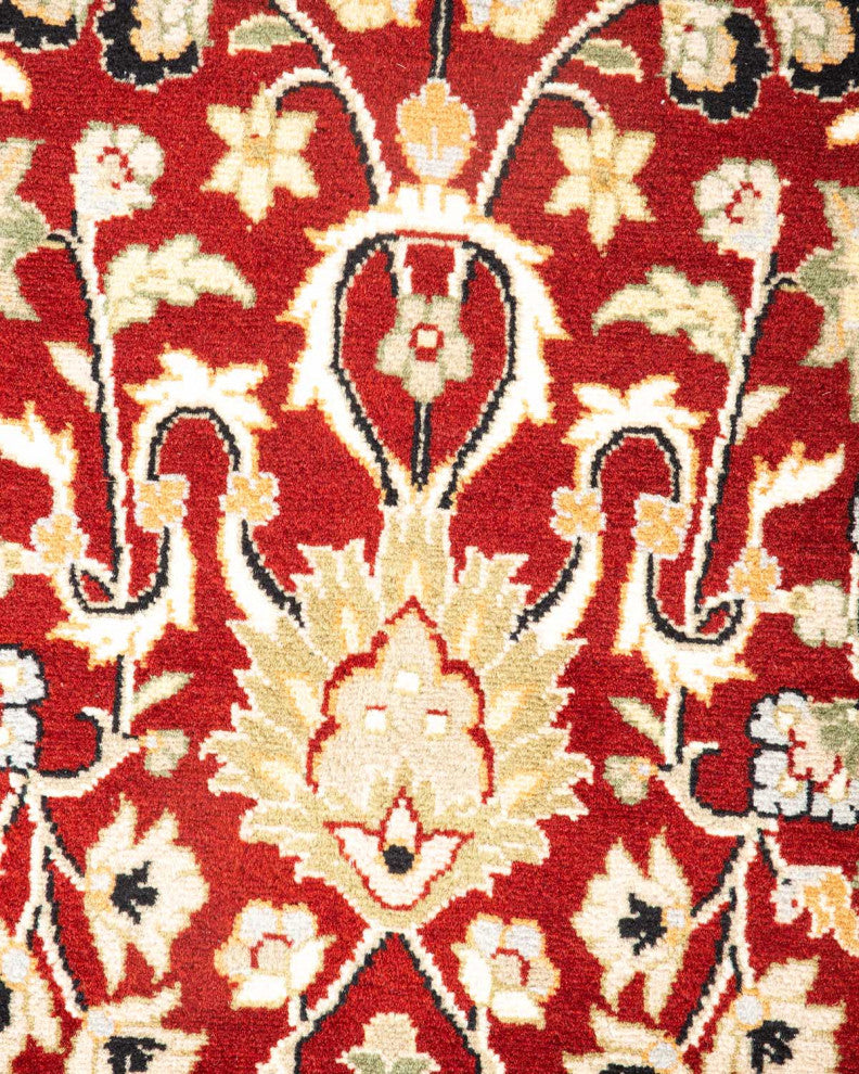 Sirsa, One-of-a-Kind Hand-Knotted Area Rug Red, 3'1"x5'3"