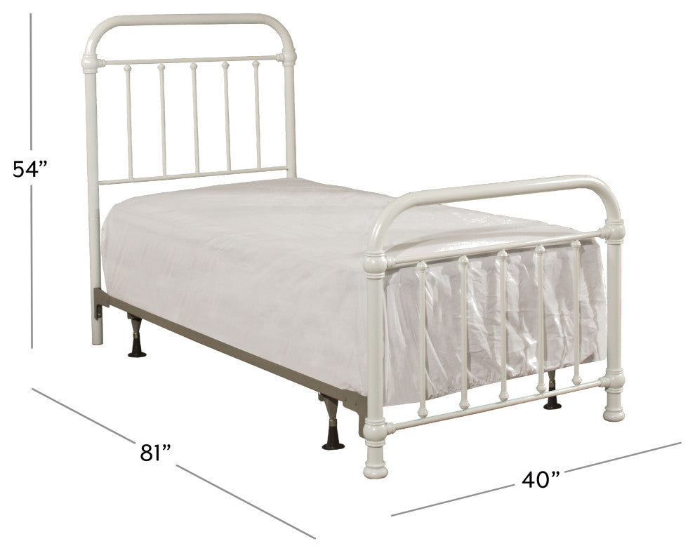 Hillsdale Kirkland Metal Twin Bed With Metal Frame