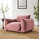 Armchair Accent Chair, Velvet, Pink, Modern, Living Lounge Hotel Hospitality