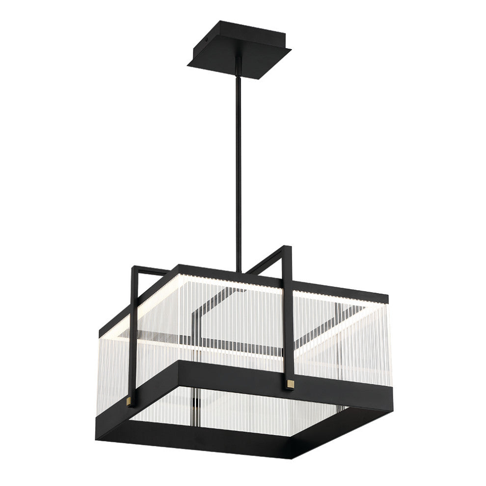 Tye 1-Light Chandelier, Black