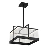 Tye 1-Light Chandelier, Black
