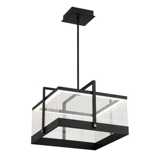 Tye 1-Light Chandelier, Black