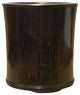 Chinese Zitan Wood Natural Pattern Brush Pen Holder/Brush Pot Hws2544