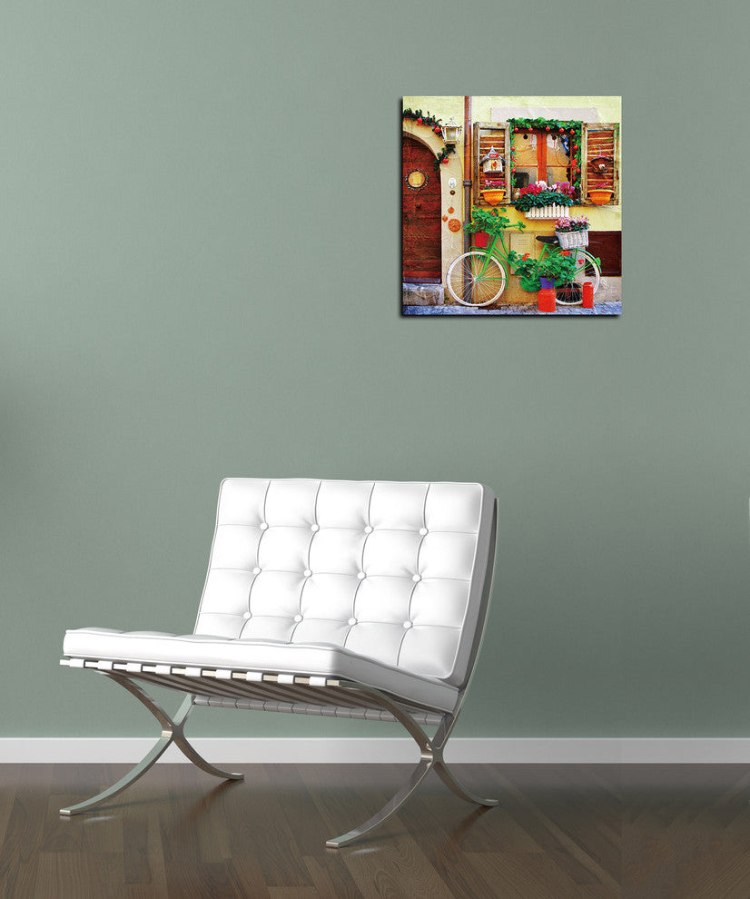 "Ciao Bella I" Tempered Glass Wall Art