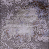 Ahgly Company Indoor Square Mid-Century Modern Area Rugs, 4' Square