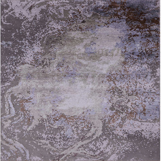 Ahgly Company Indoor Square Mid-Century Modern Area Rugs, 4' Square