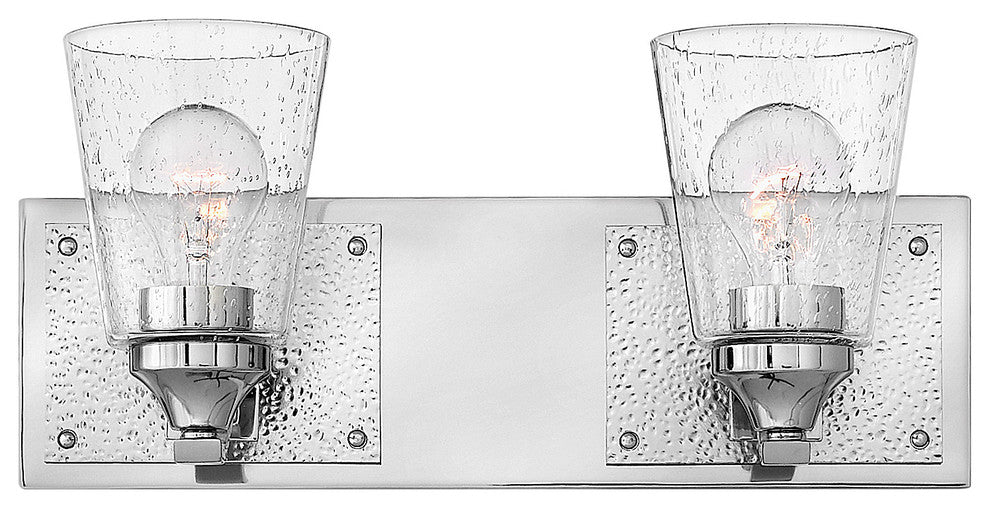 Hinkley Jackson Bath 2-Light Vanity, Polished Nickel