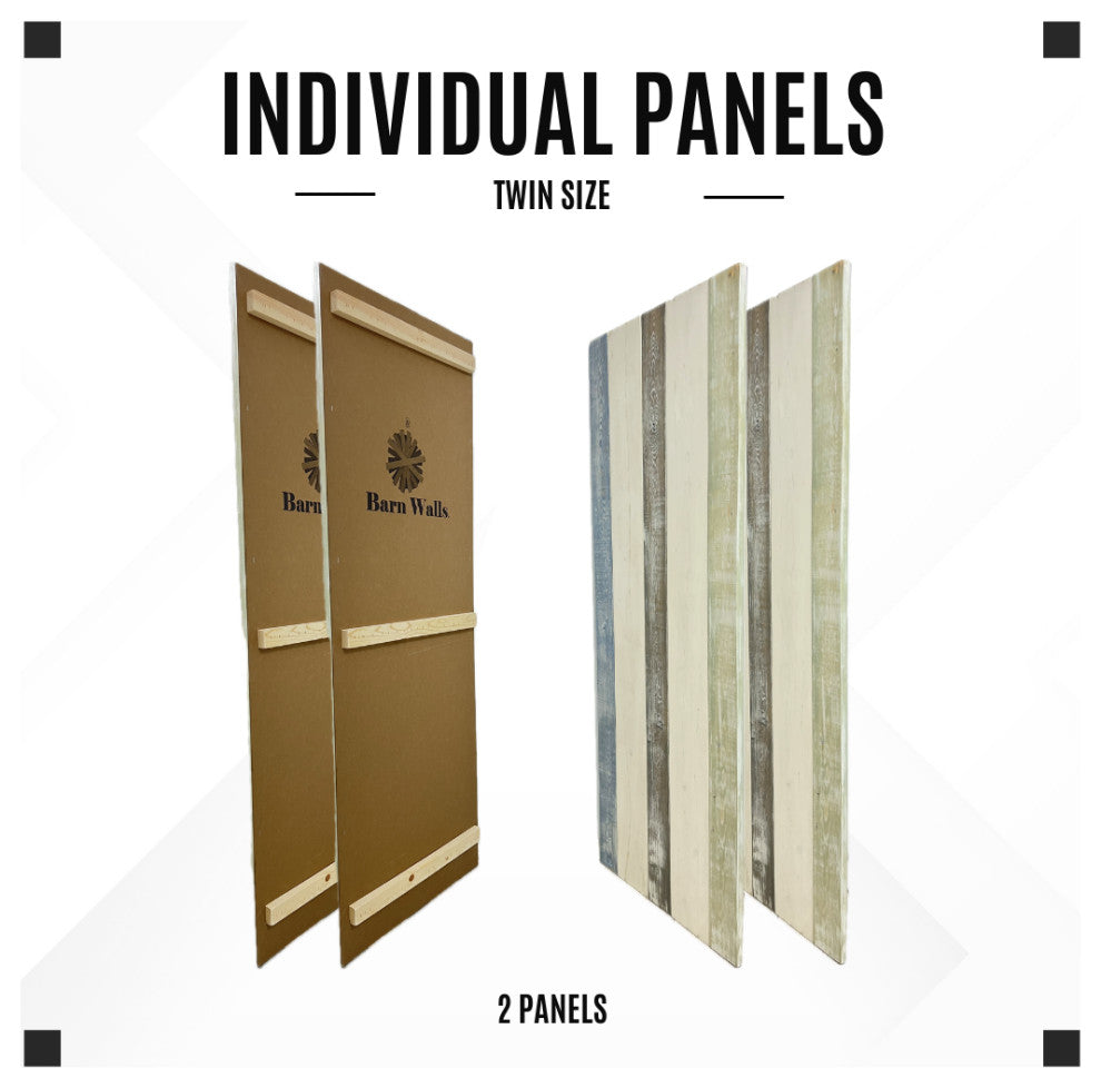 Handcrafted Headboard, Leaner Style, Farmhouse Mix, Twin