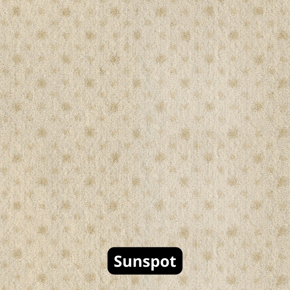 Dot Design 3/8" Thick Indoor Area Rug Carpet, Sunspot, 7x9
