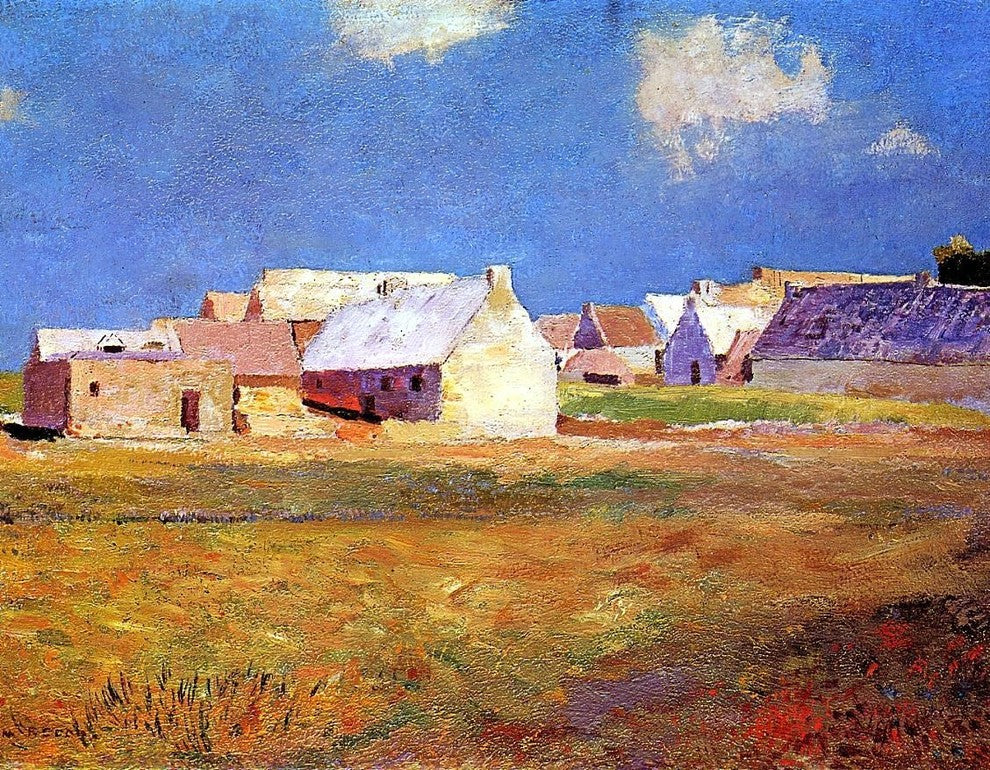 Odilon Redon Breton Village Wall Decal