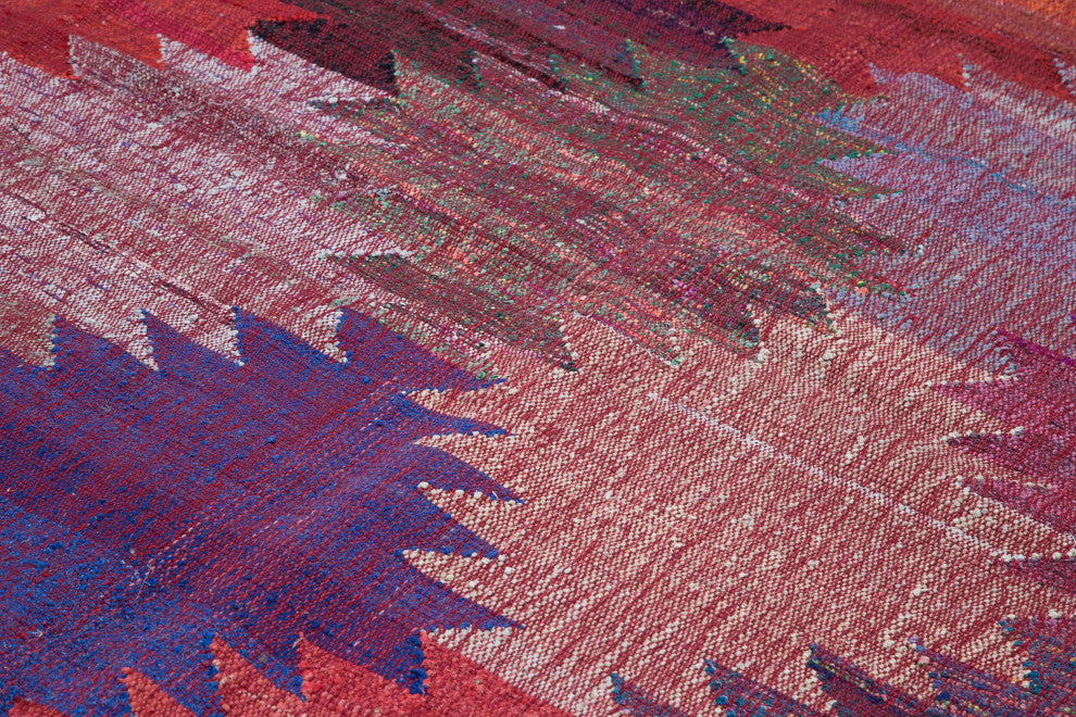 Rug N Carpet - Hand-knotted Turkish 8' 0'' x 11' 2'' Unique Wool Kilim Rug