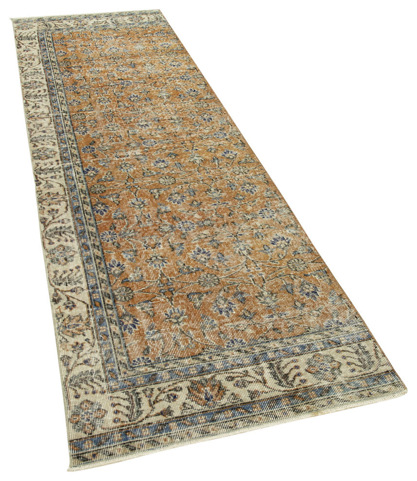 Rug N Carpet - Handwoven Anatolian 2' 11" x 10' 1" Wool Floor Runner Rug
