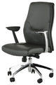 Klause Grey Naugahyde Office Chair