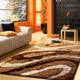 4'x6' Brown Shaggy Area Rug For Indoor Bedroom