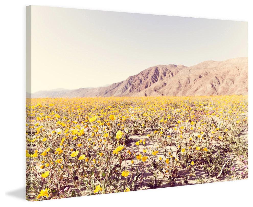 "Mountain View" by Morgan Hartley Painting Print Wrapped Canvas, 18x12