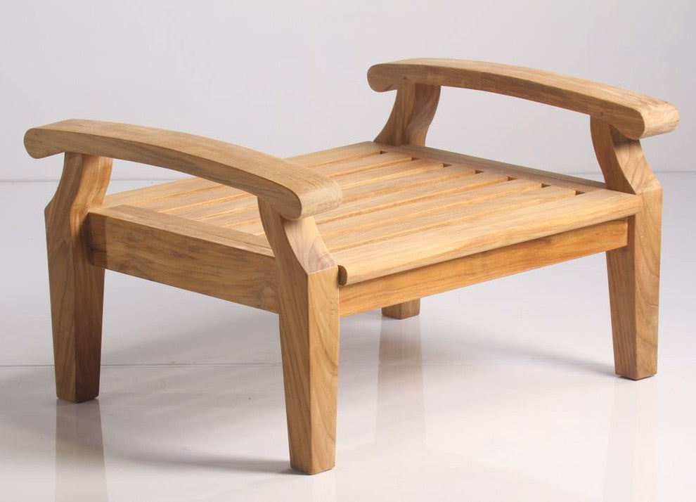 Cayman Deep Seating Ottoman, Canvas Fern