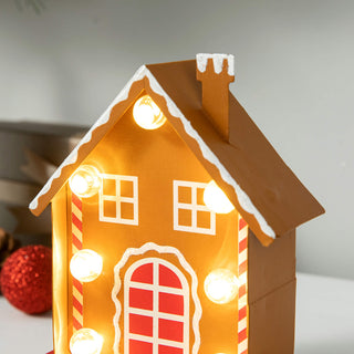 Marquee LED Metal Gingerbread Stocking Hangers, House
