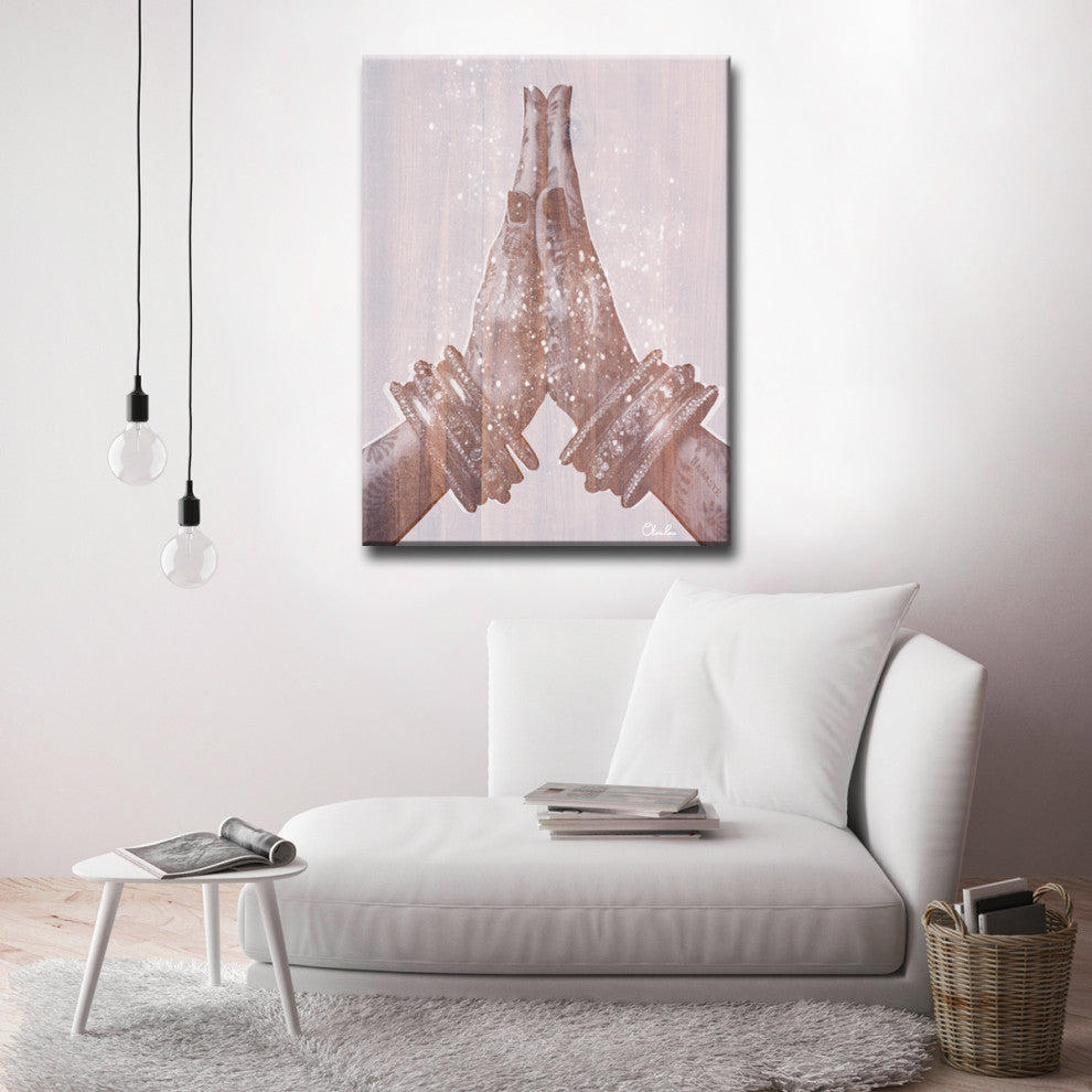 Peace and Namaste' Inspirational 2 Piece Canvas Art by Olivia Rose