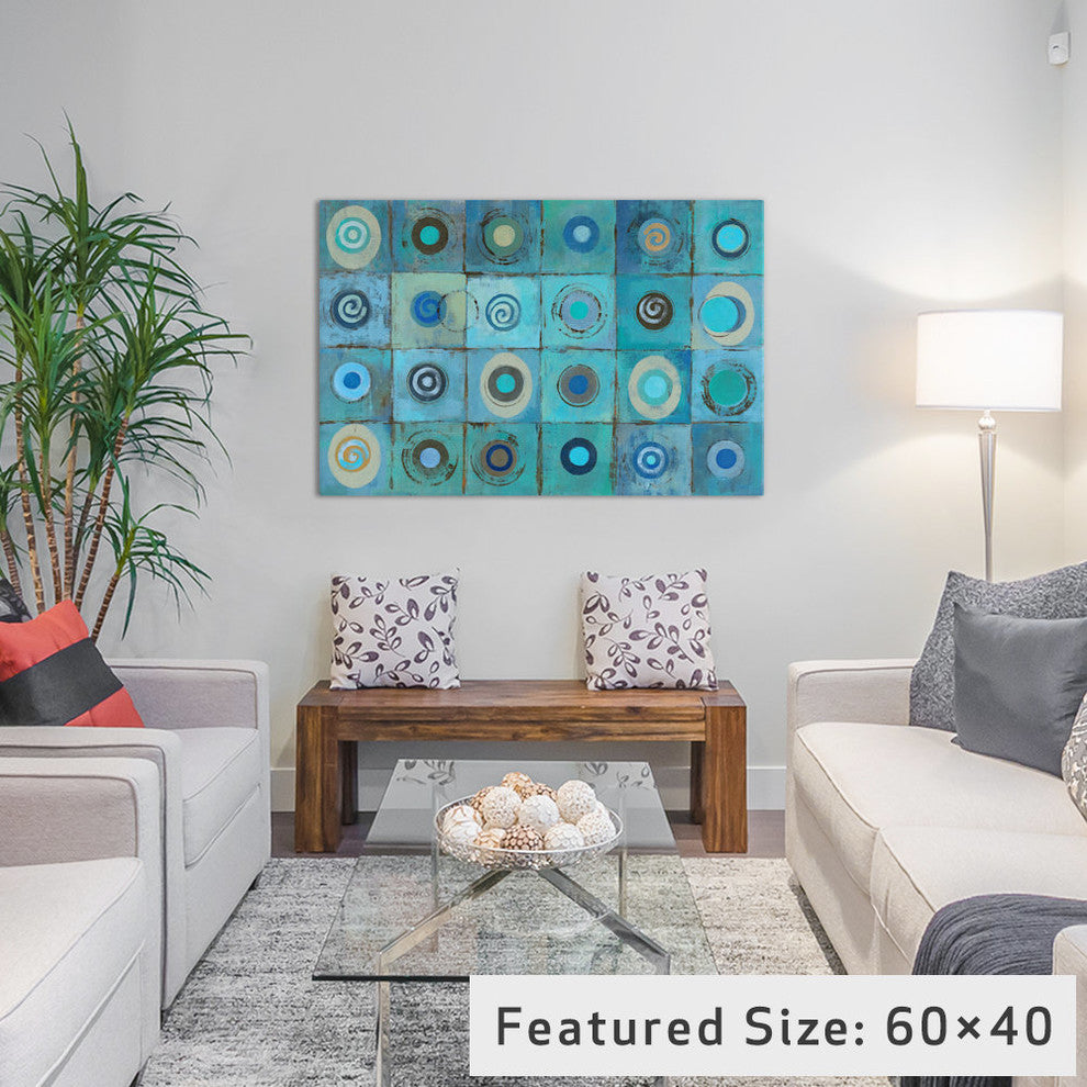 "Underwater Mosaic Gallery" by Silvia Vassileva, 26x18x1.5"