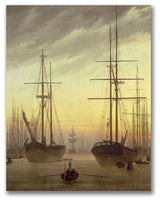 'View of a Harbour' Canvas Art by John Grimshaw