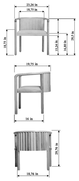 Alton Dining Chair, Black Wood, Emerald Material