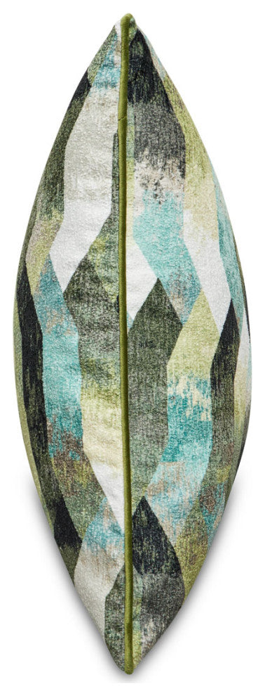 Eden Marion 19" Velvet Pillow, Set of 2, Seagrass Green