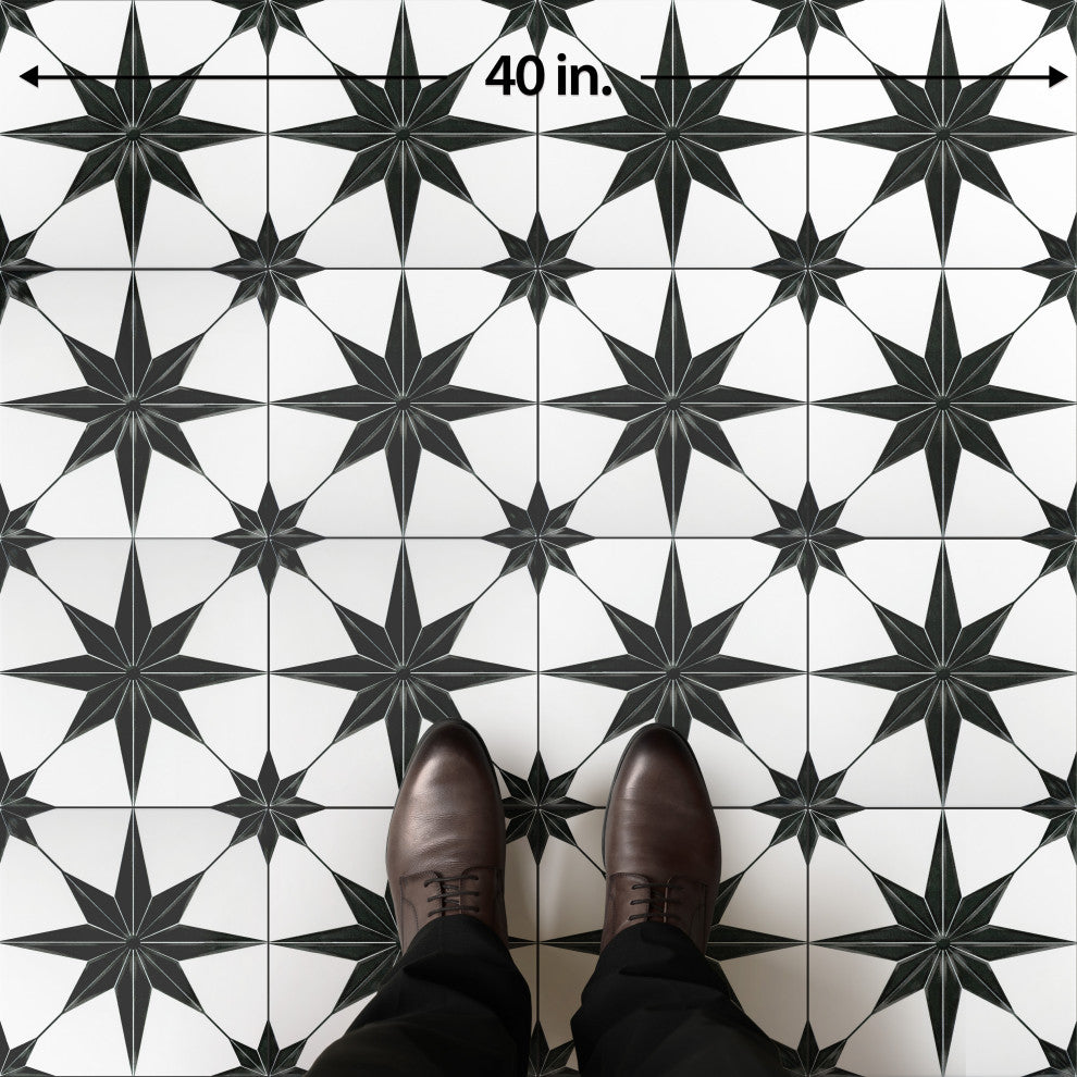 Stella Luxe Nero Porcelain Floor and Wall Tile