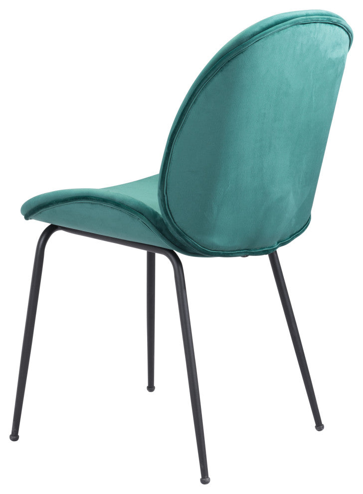 Miles Dining Chairs, Set of 2 Green