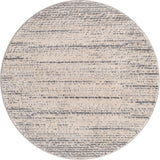 Unique Loom Oasis Calm Area Rug, Cream, 4' 0 X 4' 0 Round