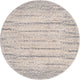 Unique Loom Oasis Calm Area Rug, Cream, 4' 0 X 4' 0 Round